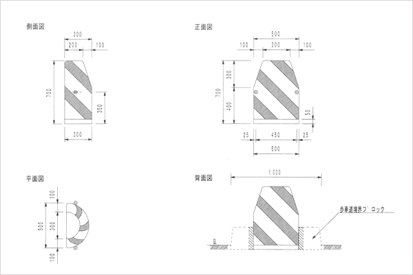 先端5号 布設図・寸法